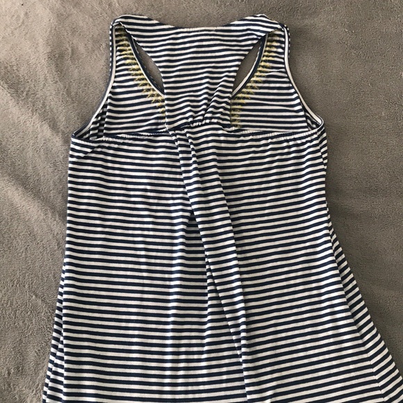 Blue & White Striped Tank Top - Picture 5 of 6